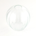 Abajur de rezervă din sticlă pentru lustru DEVI E27, diametru 18 cm, transparent