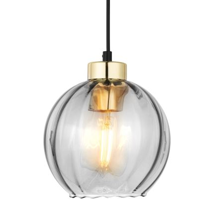 Abajur de rezervă din sticlă pentru lustru DEVI E27, diametru 18 cm, transparent