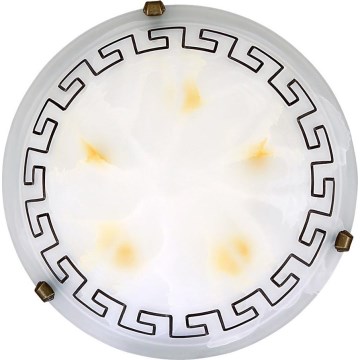 Abajur de rezervă din sticlă pentru plafonieră Rabalux E27 d. 40 cm