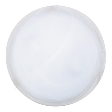 Abajur de rezervă din sticlă Rabalux E27 d. 40 cm alb