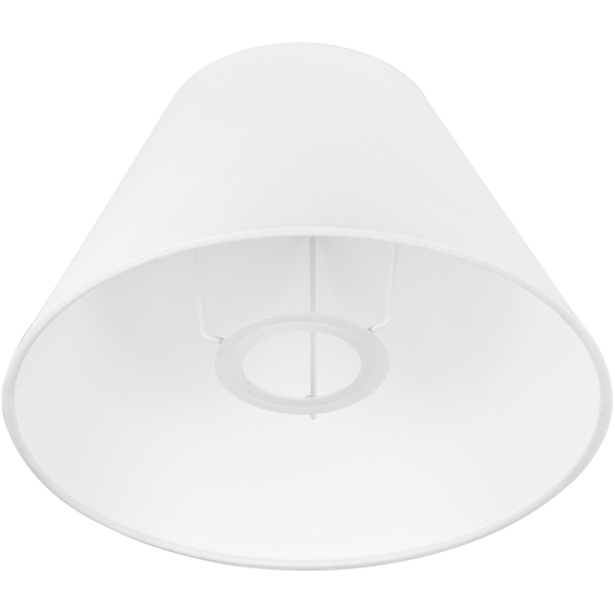 Abajur de rezervă din sticlă pentru lampă de masă JUTA E27 d. 19 cm alb