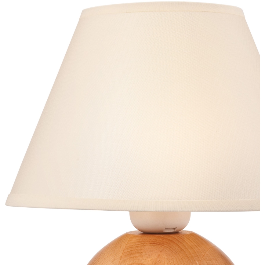 Abajur de rezervă din sticlă pentru lampă de masă JUTA E27 d. 19 cm crem