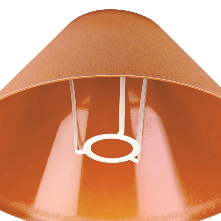 Abajur de rezervă pentru lampă de masă E14 21x11 cm portocaliu