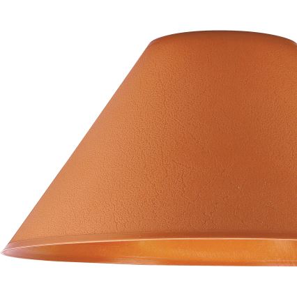Abajur de rezervă pentru lampă de masă E14 21x11 cm portocaliu