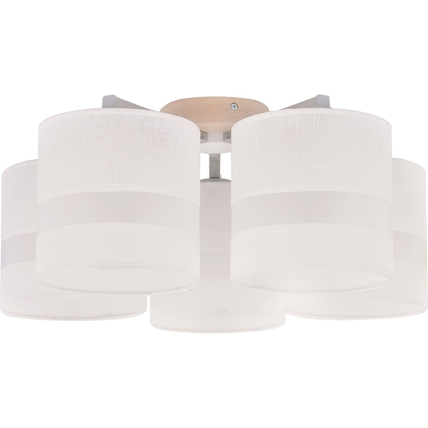 Abajur de rezervă pentru lampă de podea și aplică de perete ROXY E27, Ø 16 cm, alb
