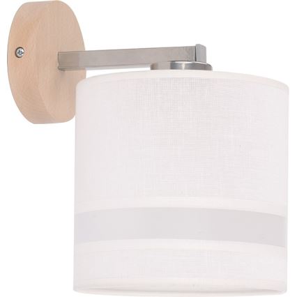 Abajur de rezervă pentru lampă de podea și aplică de perete ROXY E27, Ø 16 cm, alb