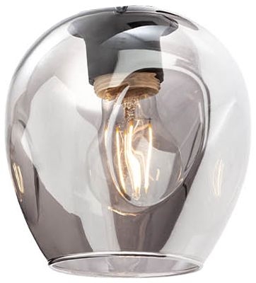 Abajur de rezervă pentru lampă, lustră Redo PIERCE d. 15 cm negru/fumuriu