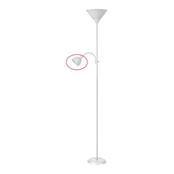 Abajur de rezervă pentru lampadar Rabalux ACTION E14 alb mic
