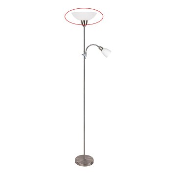 Abajur de rezervă pentru lampadar Rabalux DIANA E27 alb mare