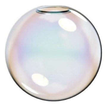 Abajur de rezervă pentru lustră Ideal Lux MAPA d. 10 cm transparent
