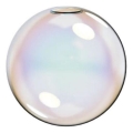 Abajur de rezervă pentru lustră Ideal Lux MAPA d. 20 cm transparent