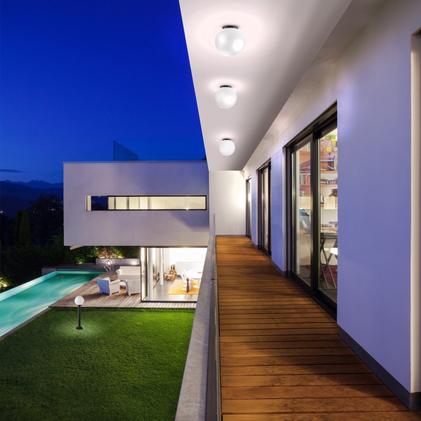 Abajur de rezervă pentru corp de iluminat de exterior Redo 9761 SFERA d. 20 cm IP44 alb