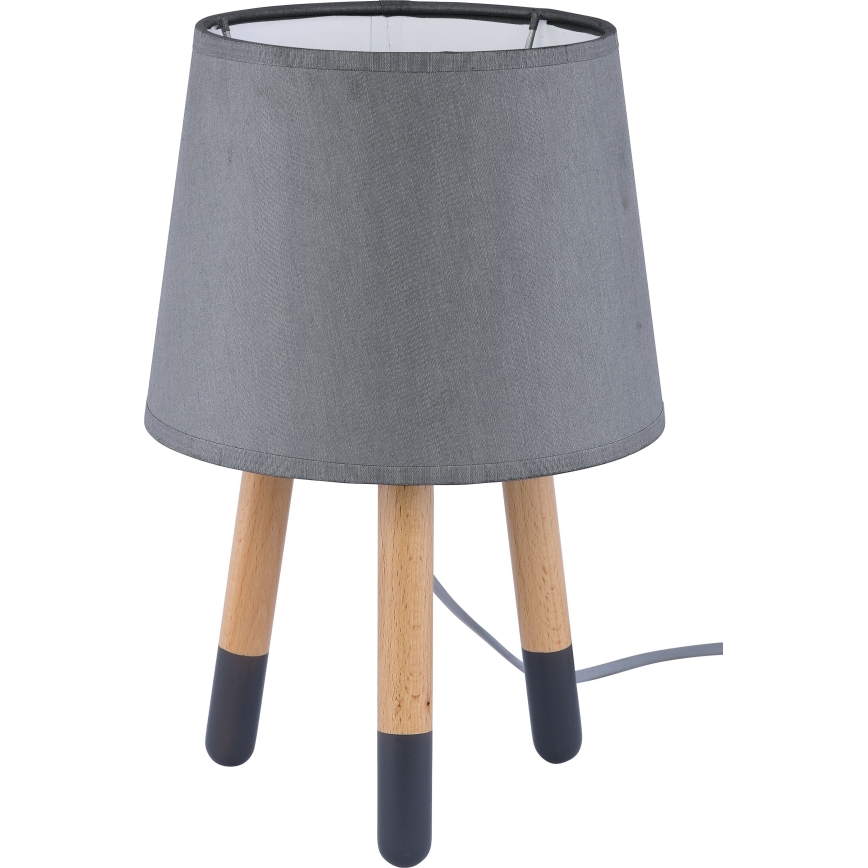 Abajur de schimb pentru lampă de masă LAMA E27, diametru 15 cm, gri