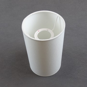 Abajur de schimb pentru lampă de masă TUBA, soclu E27, diametru 12 cm, alb