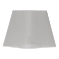 Abajur de schimb pentru lampadar EMMA E27, 34,5 x 39,5 cm, gri