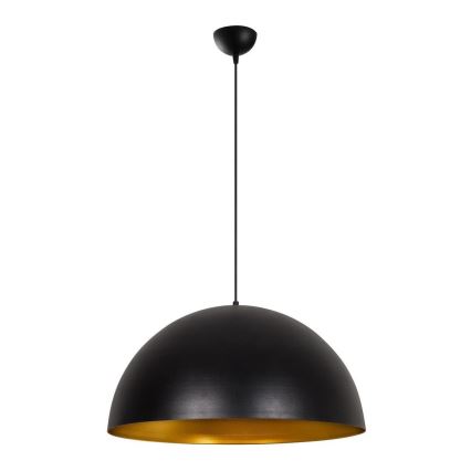 Abajur de schimb pentru lustru suspendat SIVANI, Ø 60 cm, negru/cupru