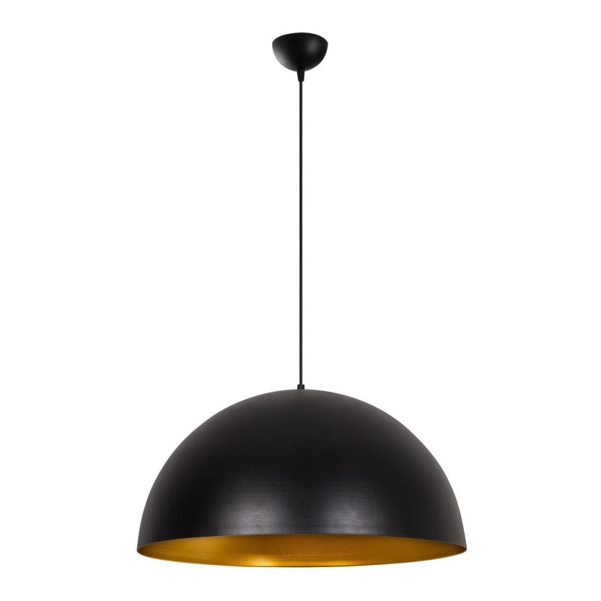 Abajur de schimb pentru lustru suspendat SIVANI, Ø 60 cm, negru/cupru