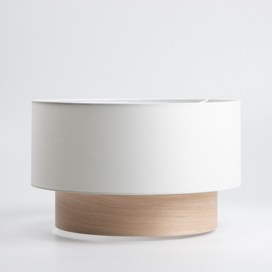 Abajur universal KERIA, diametru 50 cm, alb/bej