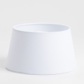 Abajur universal KERIA, Ø 25 cm, alb
