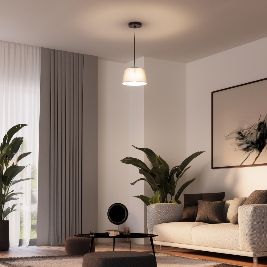 Abajur universal KERIA, Ø 25 cm, gri