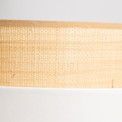 Abajur universal KERIA, Ø 40 cm, bej/alb