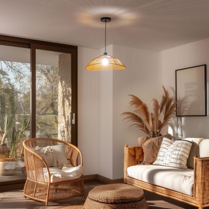 Abajur universal KERIA, Ø 50 cm, maro