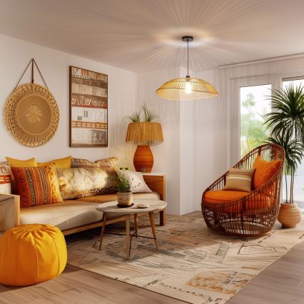 Abajur universal KERIA, Ø 70 cm, maro