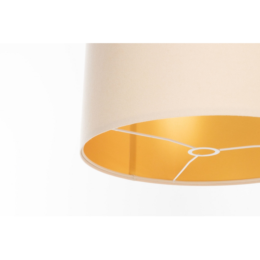 Abajur universal STANDART E27 d. 45 cm crem/auriu