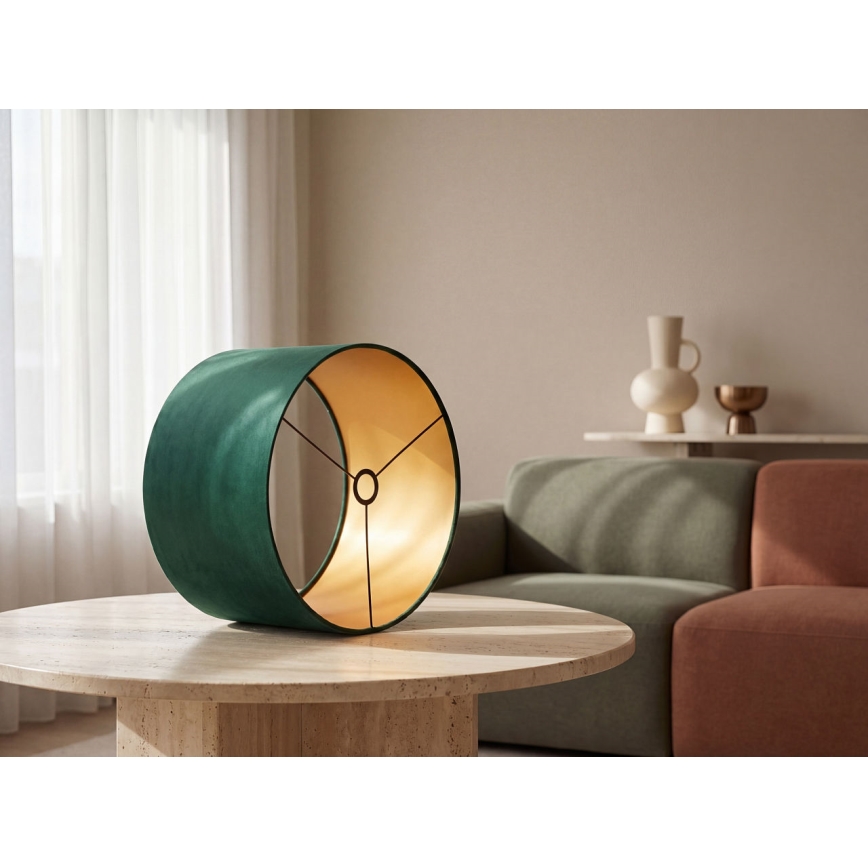 Abajur universal STANDART E27 d. 45 cm verde/auriu