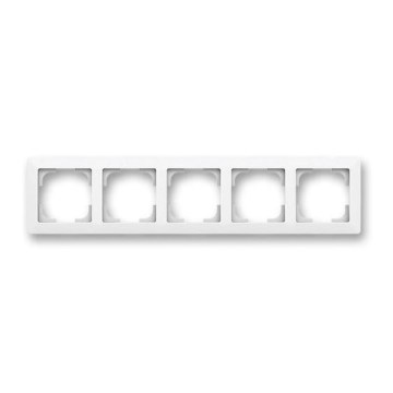 ABB 3901T-A00050 240 - Cadru pentru 5 posturi ZONI alb mat
