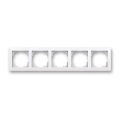 ABB 3901T-A00050 500 - Ramă pentru 5 posturi ZONI albă