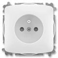 ABB 6619A-A06357 B - Priză pentru uz casnic fără ramă TANGO 250V albă