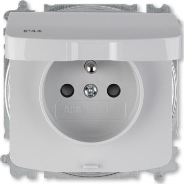 ABB 6619A-A06997 S - priză casnică fără ramă TANGO 250V IP44 gri