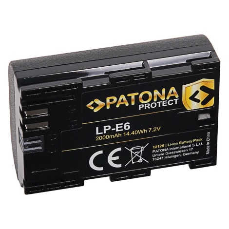 Acumulator Canon LP-E6 2000mAh Li-Ion Protect PATONA
