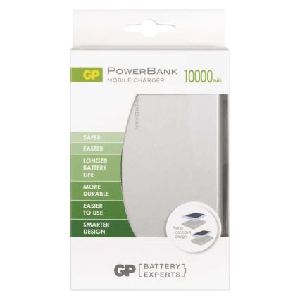 Acumulator extern 10 000 mAh/3,7 V timp de încarăcare 8 ore