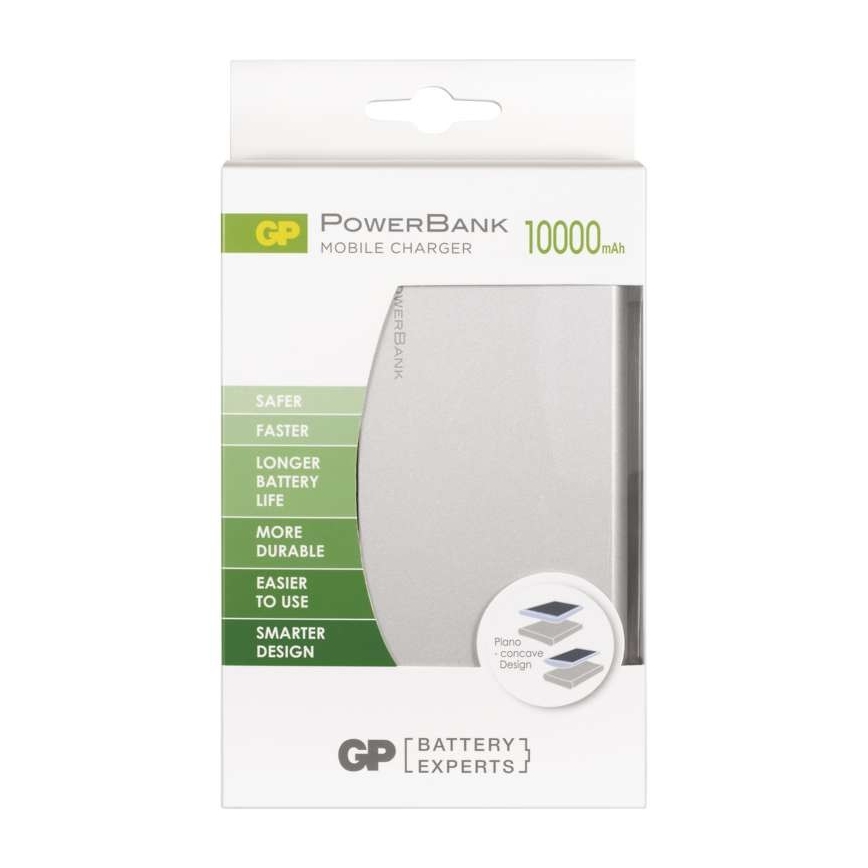 Acumulator extern 10 000 mAh/3,7 V timp de încarăcare 8 ore