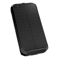 Acumulator extern cu iluminare LED, funcție de încărcare fără fir și panou solar Power Delivery 15W/10000 mAh negru