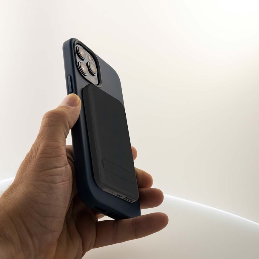 Acumulator extern magnetic cu încărcare fără fir Power Delivery 10 000mAh/20W/3,7V negru