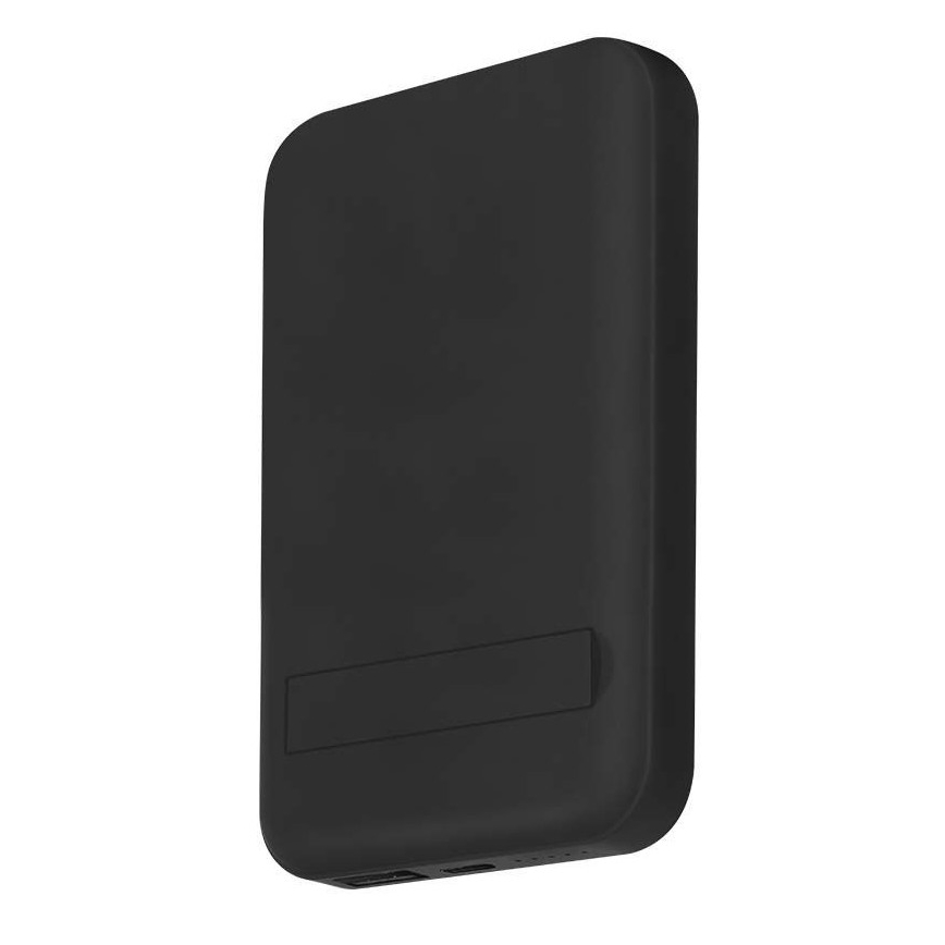 Acumulator extern magnetic cu încărcare fără fir Power Delivery 10 000mAh/20W/3,7V negru