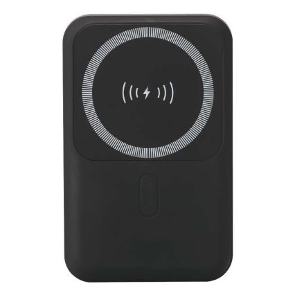 Acumulator extern magnetic cu încărcare fără fir Power Delivery 10 000mAh/20W/3,7V negru