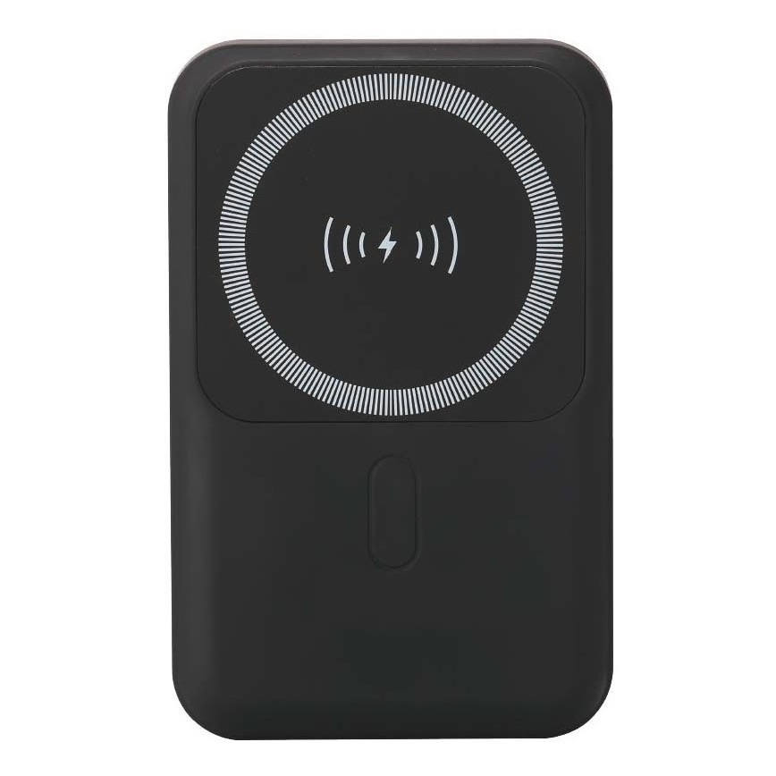 Acumulator extern magnetic cu încărcare fără fir Power Delivery 10 000mAh/20W/3,7V negru