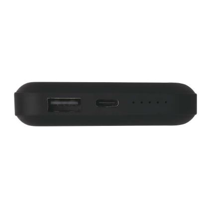 Acumulator extern magnetic cu încărcare fără fir Power Delivery 10 000mAh/20W/3,7V negru