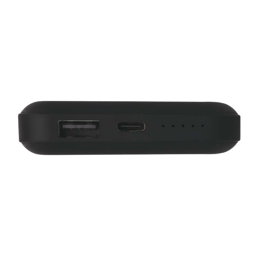 Acumulator extern magnetic cu încărcare fără fir Power Delivery 10 000mAh/20W/3,7V negru