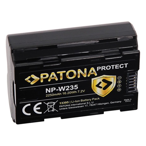 Acumulator Fuji NP-W235 2250mAh Li-Ion 7,2V Protect X-T4 PATONA