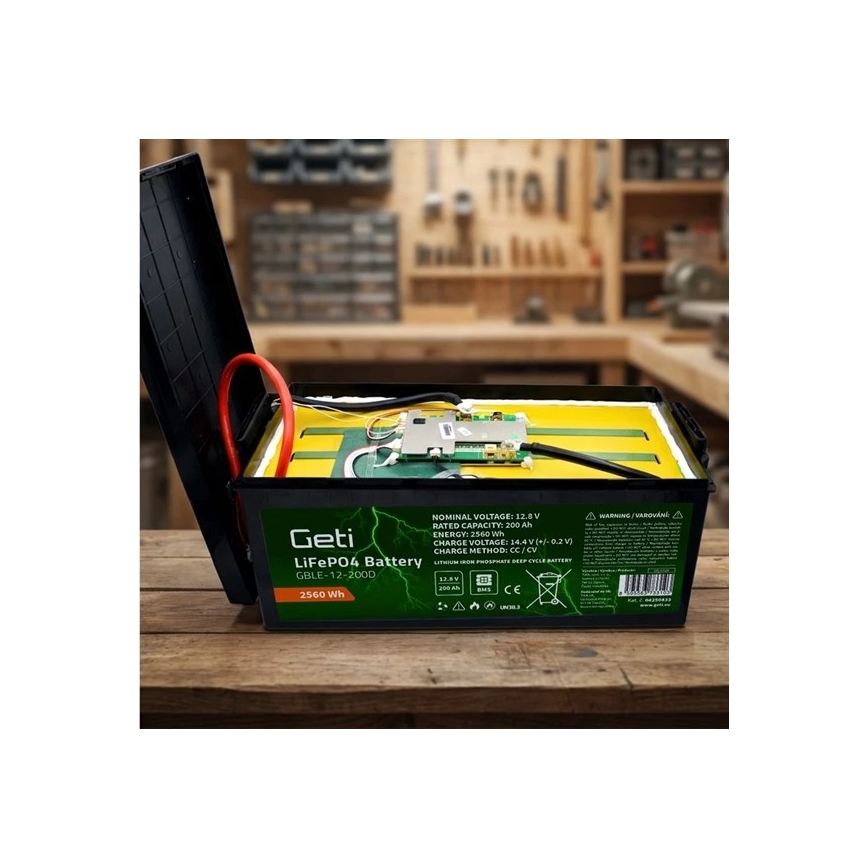 Acumulator LiFePO4 12,8 V / 200 Ah