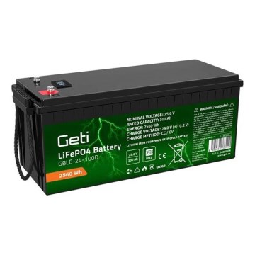 Acumulator LiFePO4 25,6V/100Ah
