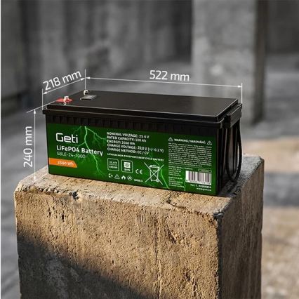 Acumulator LiFePO4 25,6V/100Ah