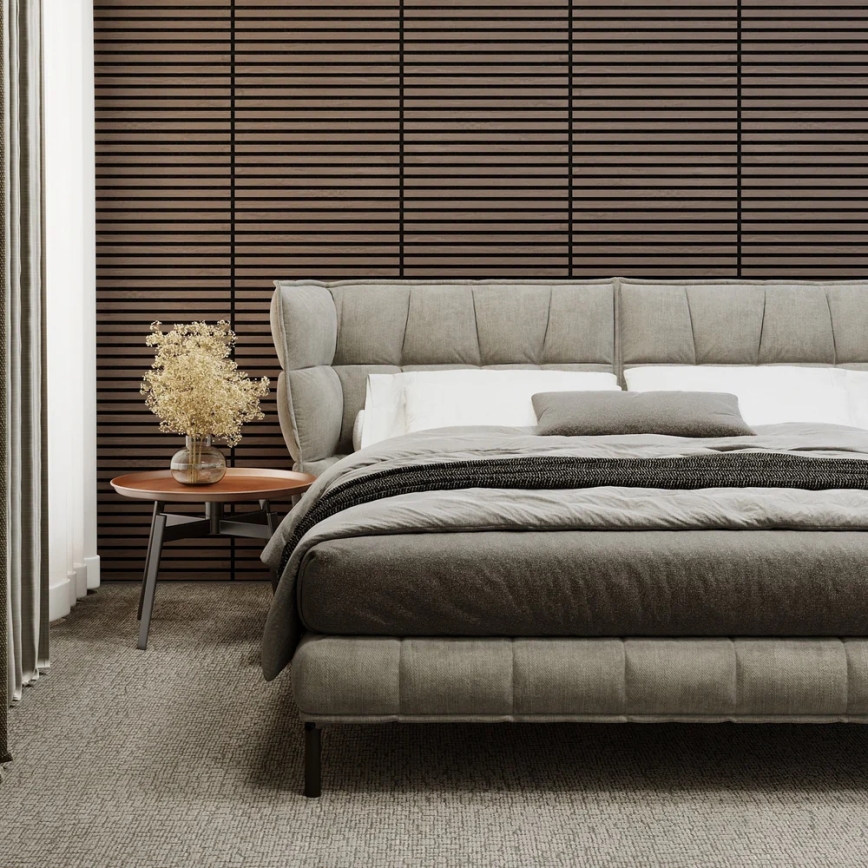 ADA Set de 4 panouri acustice DANVIKEN 60x60 cm, nuc