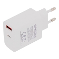 Adaptor cu port USB și USB-C 18W Power Delivery PATONA