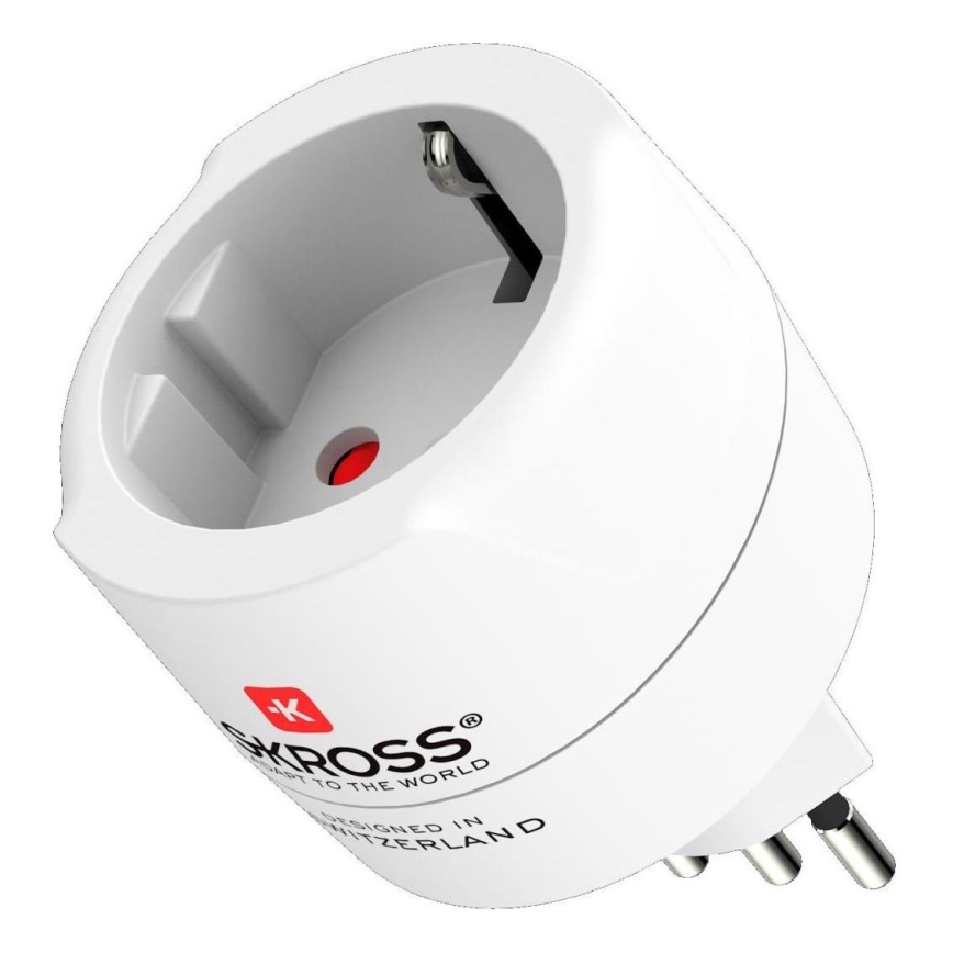 Adaptor de călătorie Brazilia/Italia/Elveția 10A SKROSS
